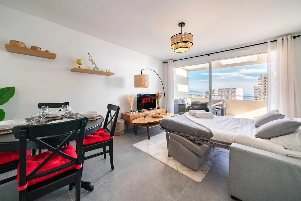 בוסוליי 5Mn Monaco - Terrasse Vue Mer - Parking - Be דירה