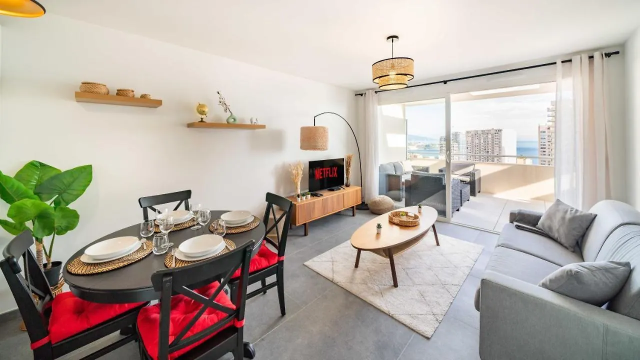 דירה בוסוליי 5Mn Monaco - Terrasse Vue Mer - Parking - Be צרפת
