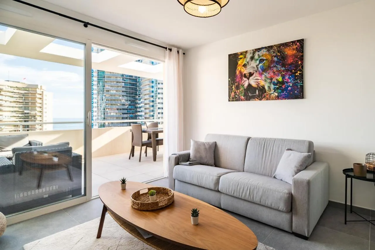 בוסוליי 5Mn Monaco - Terrasse Vue Mer - Parking - Be דירה